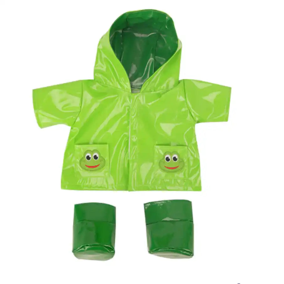 Frog Raincoat Teddy Bear Outfit Make a Bear