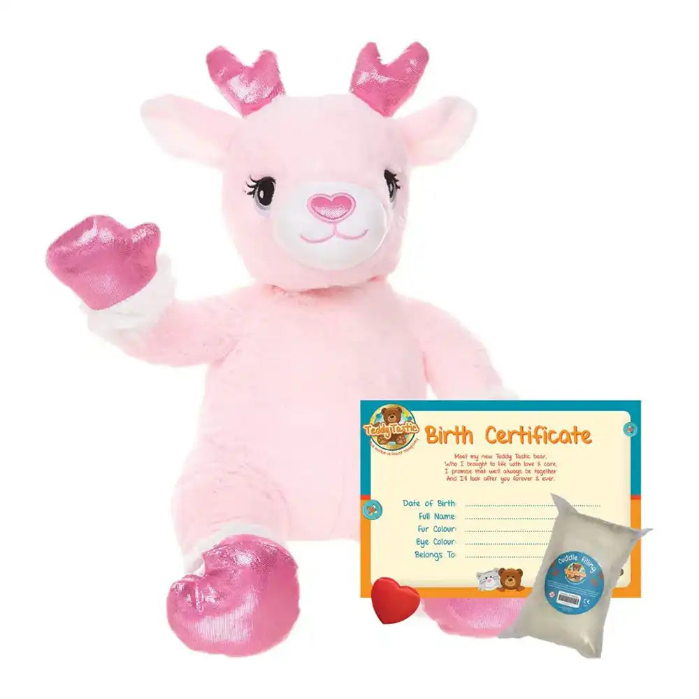 Make a Bear - Cupid the Pink Reindeer Teddy Bears