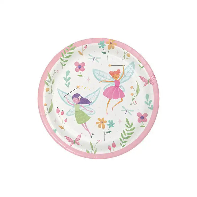 Fairy Forest - Dessert Paper Party Plates (x8) Kids Party