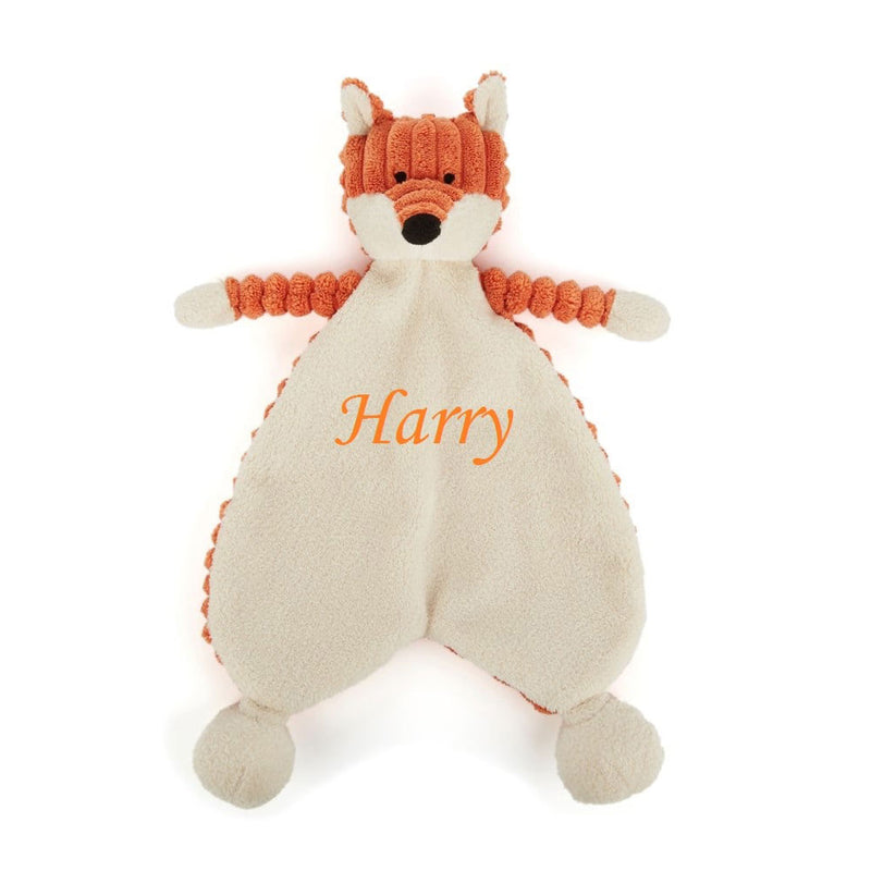 Personalised Jellycat Cordy Roy Baby Fox Soother