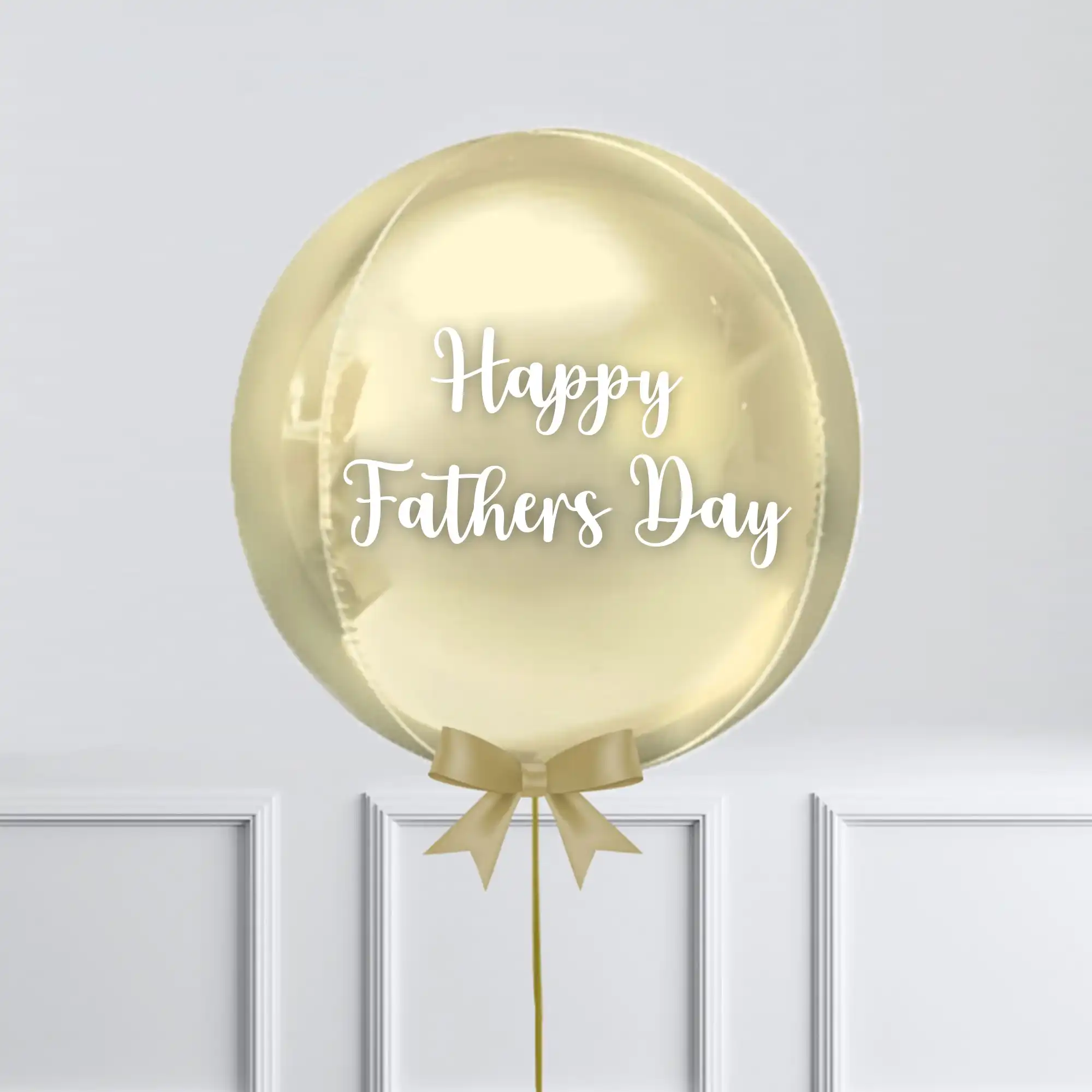 Personalised Orb Balloon - Gold Personalised Balloons