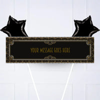 Hollywood Style Personalised Party Banner No 2 Balloons Personalised Banner
