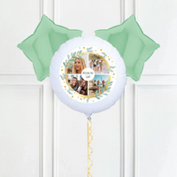 Personalised Photo Balloon – Botanical Multi Photo 2 Balloons Personalised Balloons