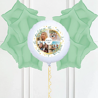 Personalised Photo Balloon – Botanical Multi Photo 8 Balloons Personalised Balloons