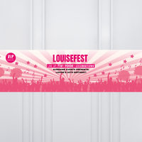Pick Your Colour Festival Personalised Party Banner