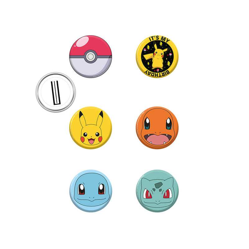 Pokemon Party Badges (x8)