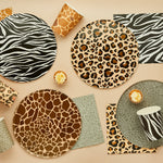 Safari Animal Print Paper Plates (x8)