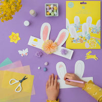 Spring Bunny Ears Headband Making Kit (x6) Easter