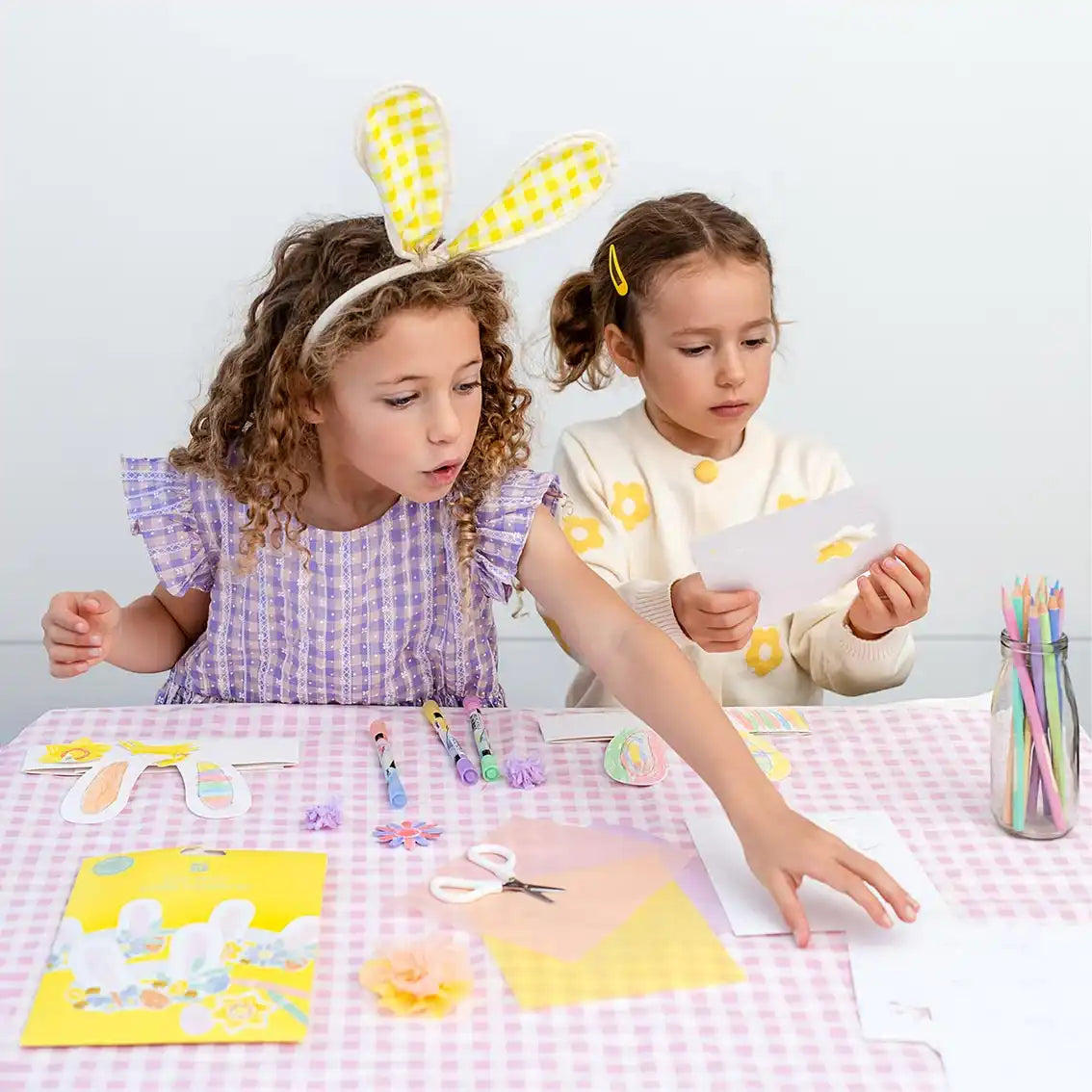 Spring Bunny Ears Headband Making Kit (x6) Easter