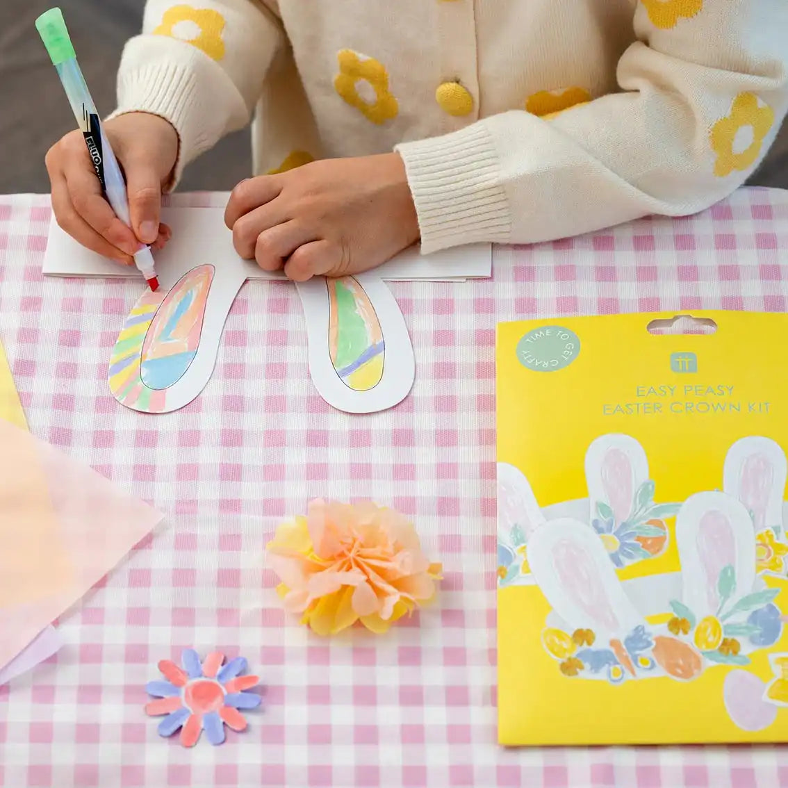 Spring Bunny Ears Headband Making Kit (x6) Easter