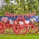Farm Party Happy Birthday Bunting Decoration (2m)