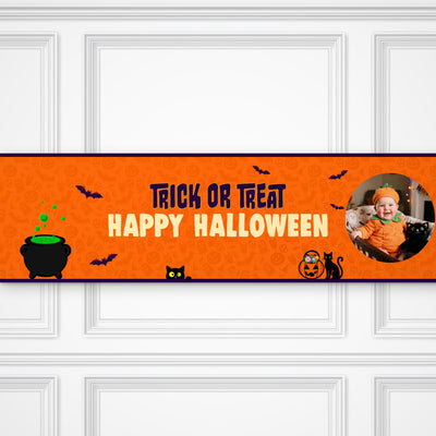 Trick or Treat Personalised Party Banner