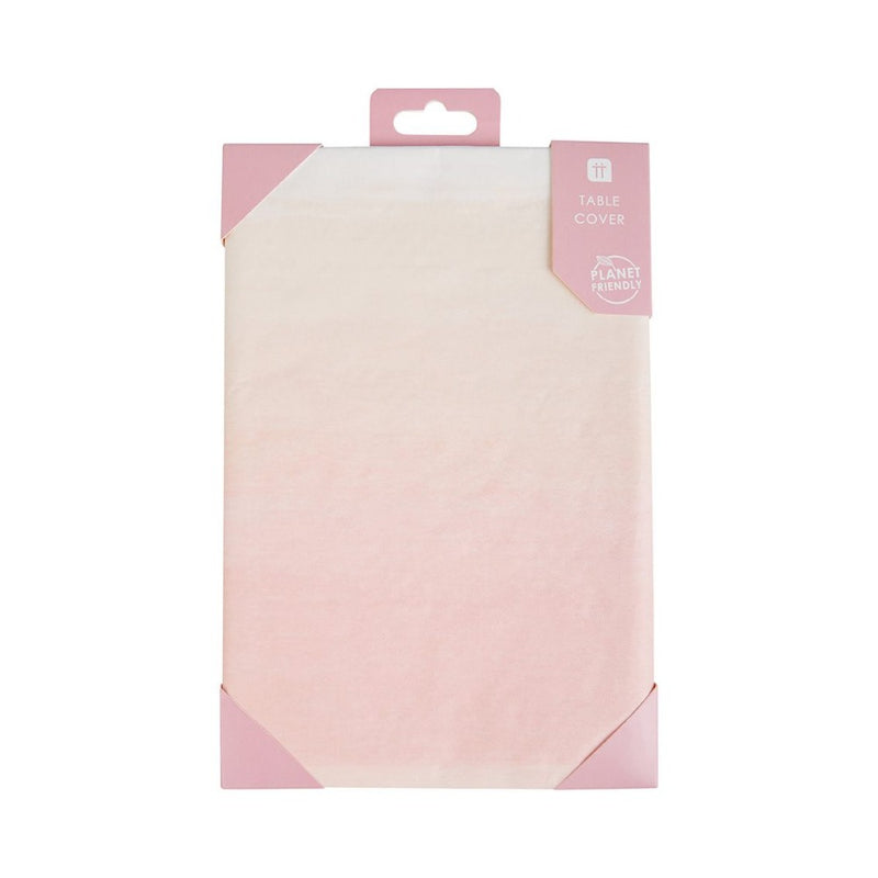 We Heart Pink Paper Table Cover