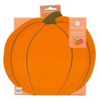 Halloween Pumpkin Paper Plates - 8 Pack Halloween