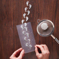 Elf Footprint Stencil (x2) Christmas 2024