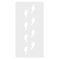 Elf Footprint Stencil (x2) Christmas 2024