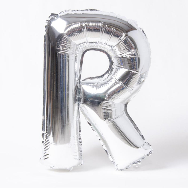 Air-Fill Silver 16" Letter Party Balloon R