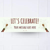 Celebration Personalised Party Banner No Personalised Banner