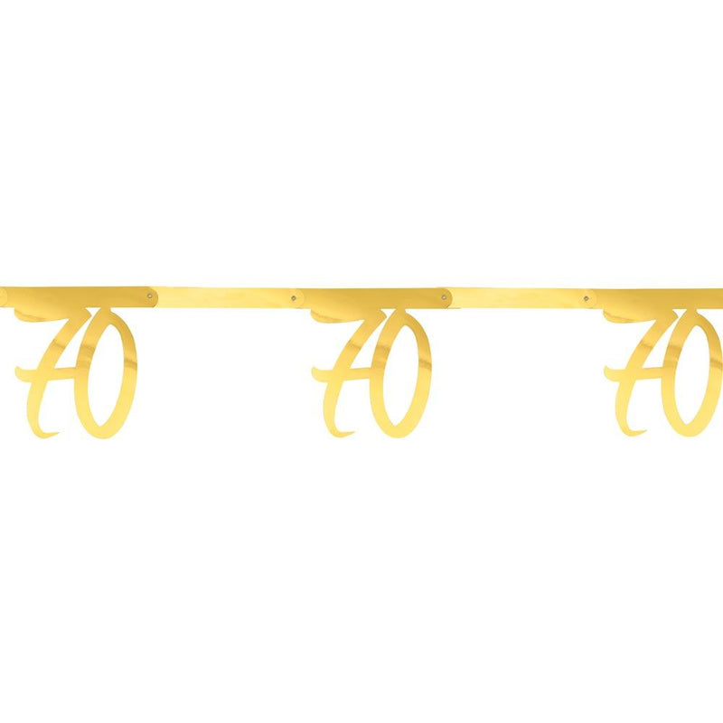 70th Gold Bunting