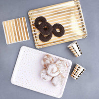 Gold Paper Trays (x4) General Party