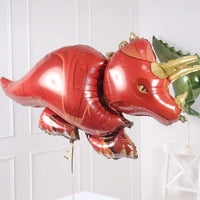 Triceratops Foil Balloon Kids Party