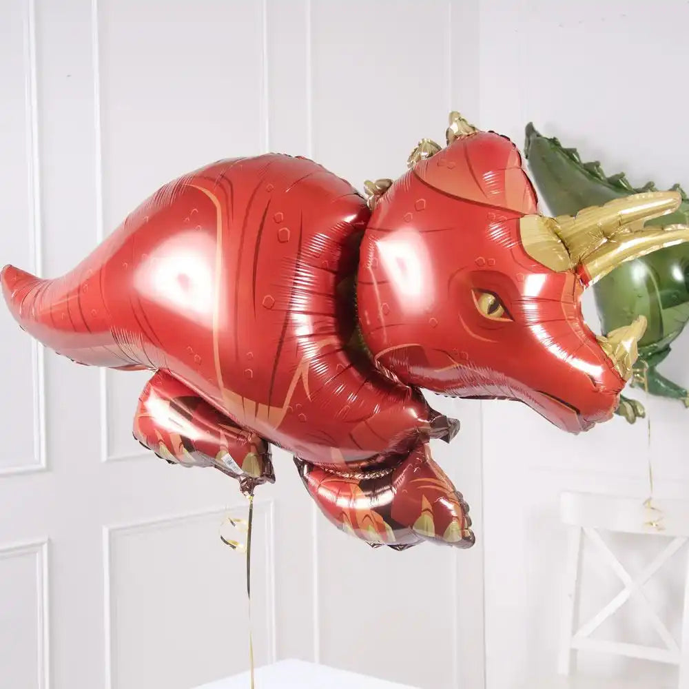 Triceratops Foil Balloon Kids Party