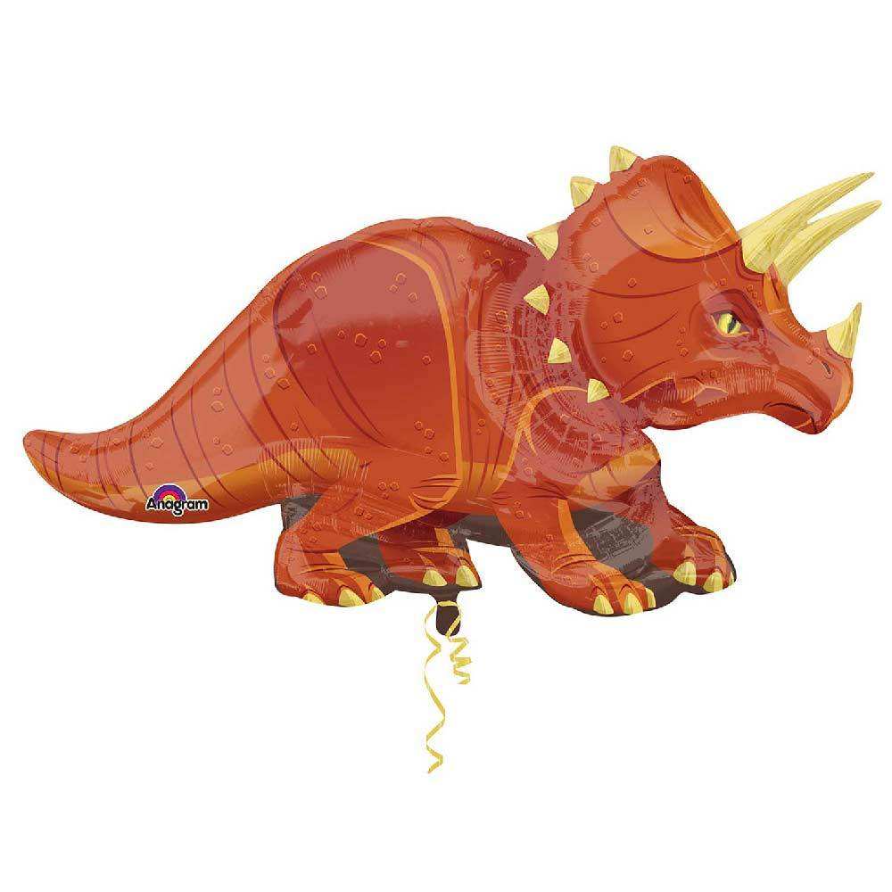 Triceratops Foil Balloon Kids Party