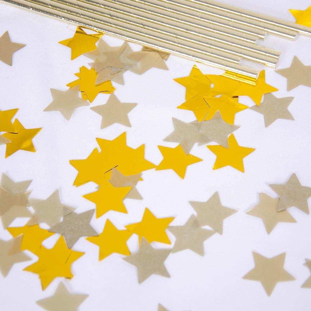 Gold Star Confetti Table Decorations Party Ideas Party Pieces