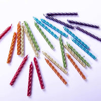 Metallic Candles Rainbow (x24) General Party