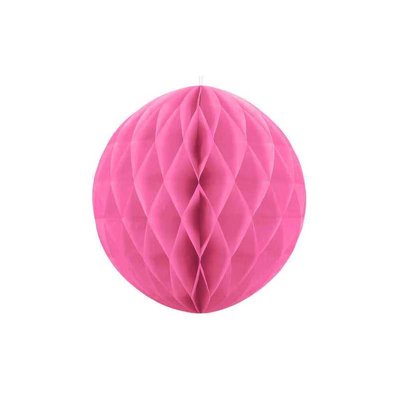 Honeycomb Paper Ball (20cm) - Pink