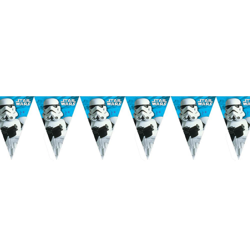 Star Wars Party Triangle Flag Banner