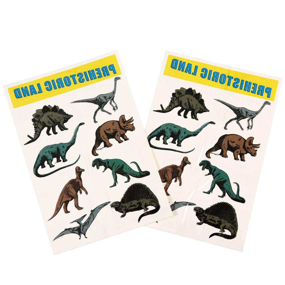 Prehistoric Land Temporary Tattoos Kids Party