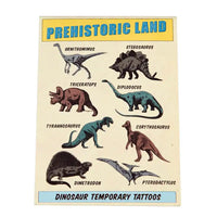 Prehistoric Land Temporary Tattoos Kids Party