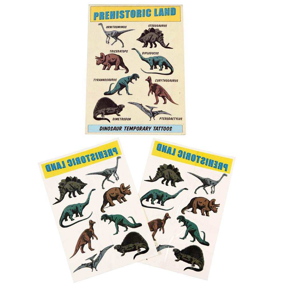 Prehistoric Land Temporary Tattoos Kids Party