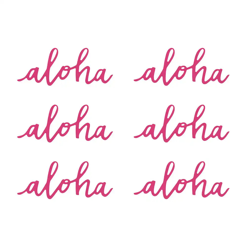 Aloha Table Confetti Decorations (x6) Summer