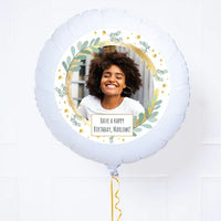 Personalised Photo Balloon – Botanical Personalised Balloons