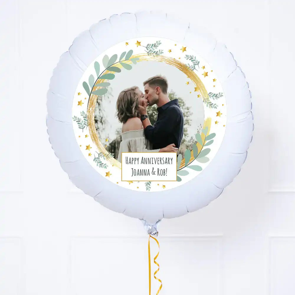 Personalised Photo Balloon – Botanical Personalised Balloons
