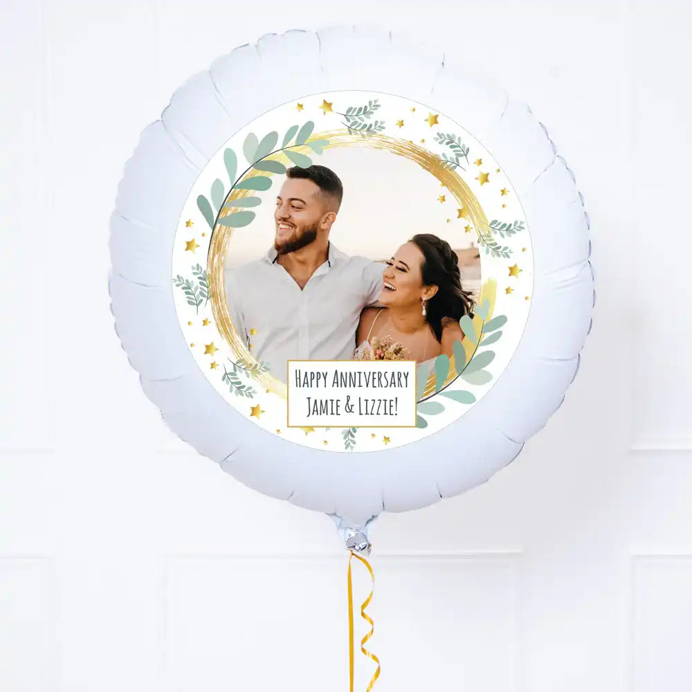 Personalised Photo Balloon – Botanical Personalised Balloons