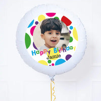Personalised Photo Balloon - Bright Dots Personalised Balloons