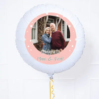Personalised Photo Balloon – Pink Stars Personalised Balloons
