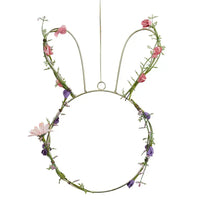 Spring Foliage Wire Bunny Decoration Easter
