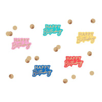 Happy Birthday Gold Foiled Table Confetti Party Pieces