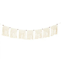 Boho Cream Cotton Macrame Garland Summer