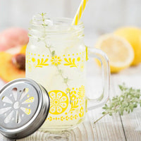 Set of 2 Kilner Lemonade Jars with Recipe Booklet (250ml) Summer