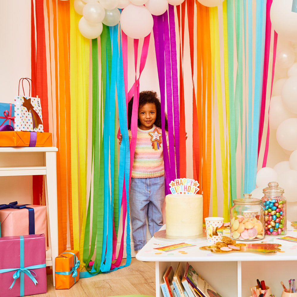 Rainbow Party Streamers