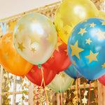 Shooting Star Party Latex Balloons (x12)