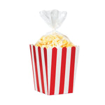 Carnival Popcorn Boxes with Cello Bag (x8)