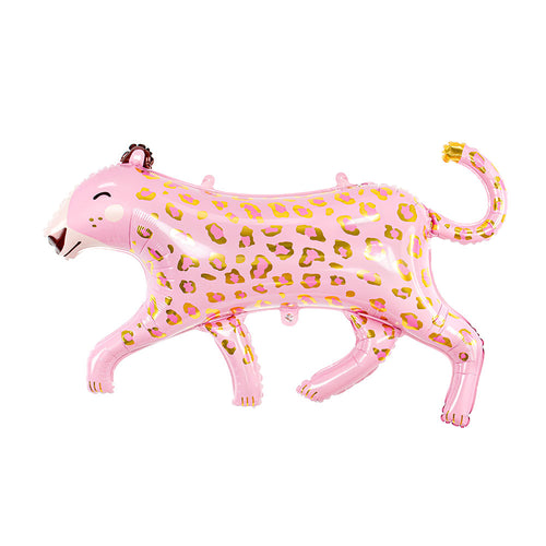 Supershape Pink Leopard Foil Balloon