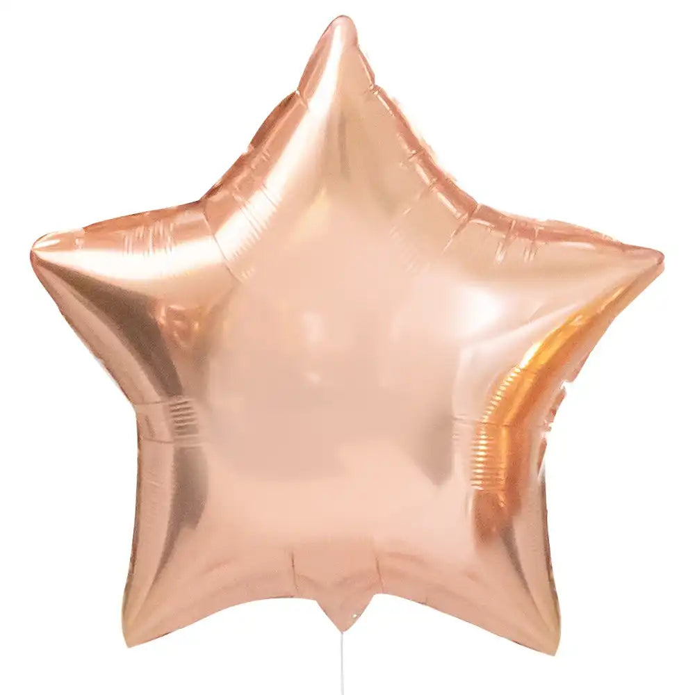 Deluxe Personalised Balloon Bunch - 60th Birthday Rose Gold Personalised Balloons