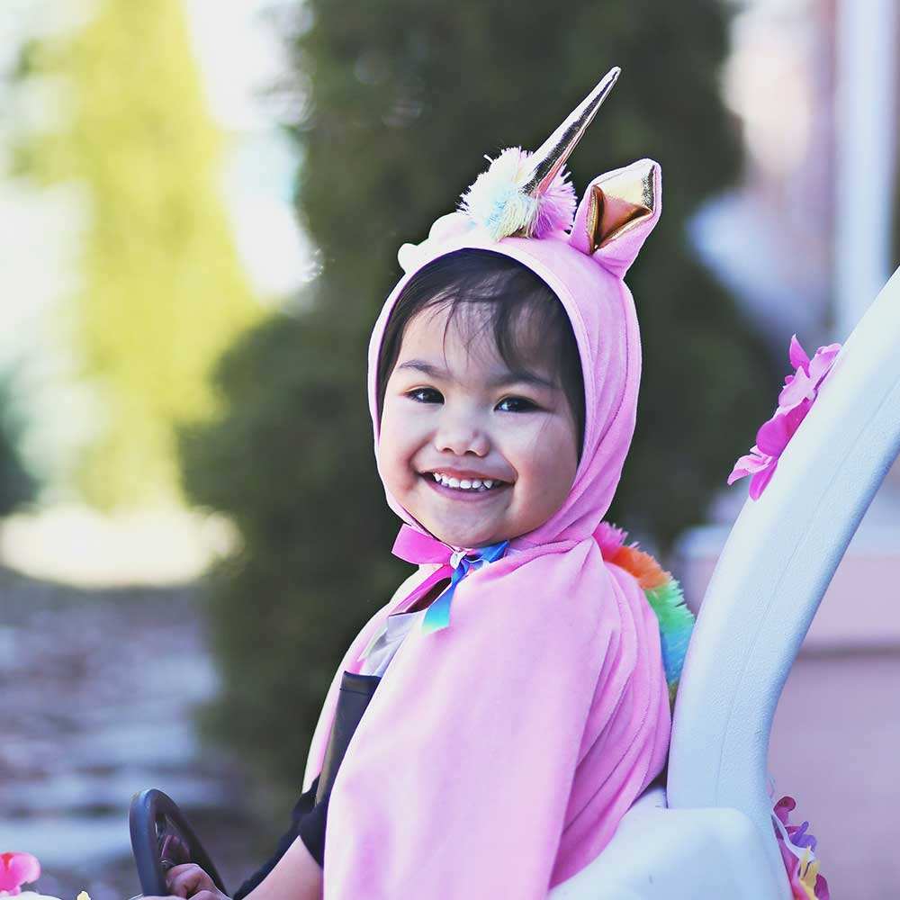 Baby Unicorn Cape - Pink Kids Party